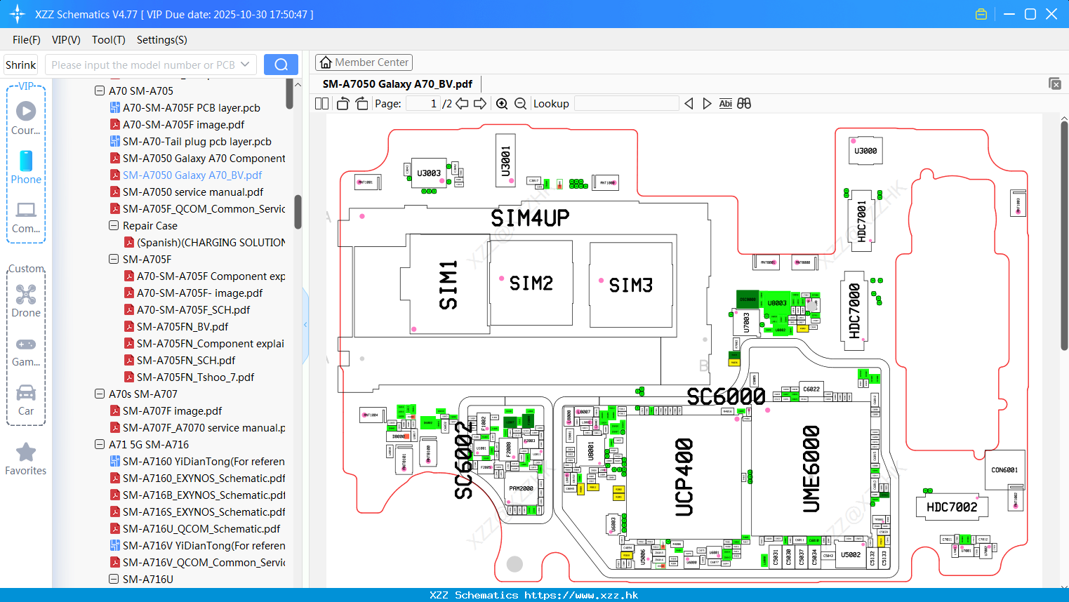Samsung SM-A7050 Galaxy A70_BV
